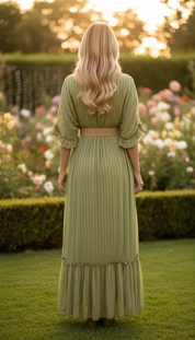 Emerald Garden Maxi Dress