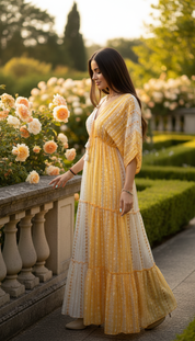 Golden Meadow Maxi Dress