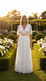 Lace Meadow Maxi Dress