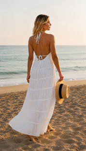 Robe blanche Daisy