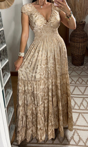 Serene Silk Maxi Dress