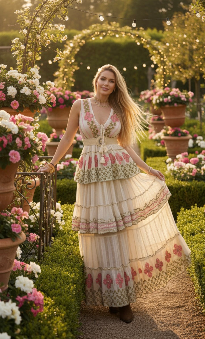 Robe longue Garden Whispers