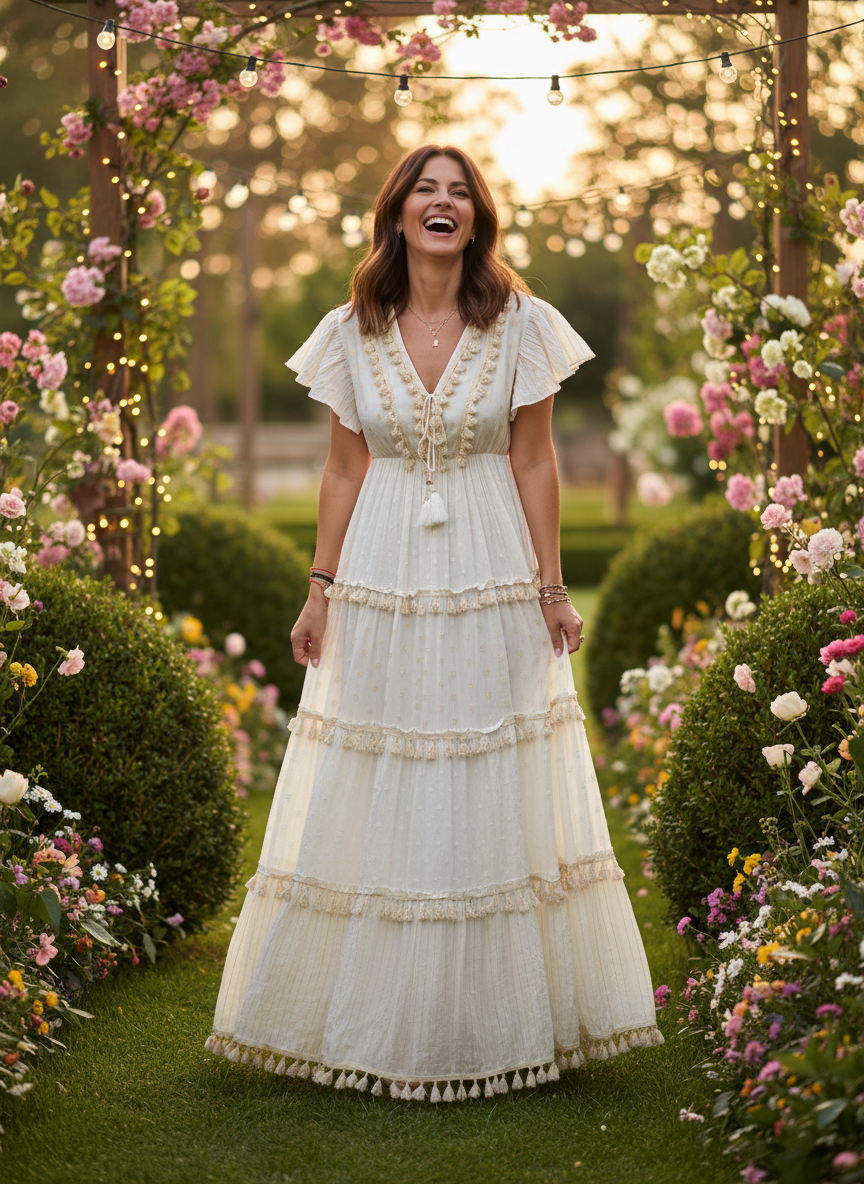 Elysia Tassel Maxi Dress