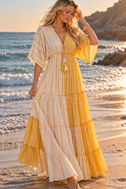 Golden Meadow Maxi Dress