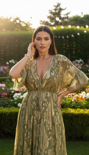 Chantilly Garden Boho Long Dress