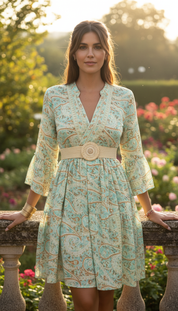 Luna Silk Mini Dress