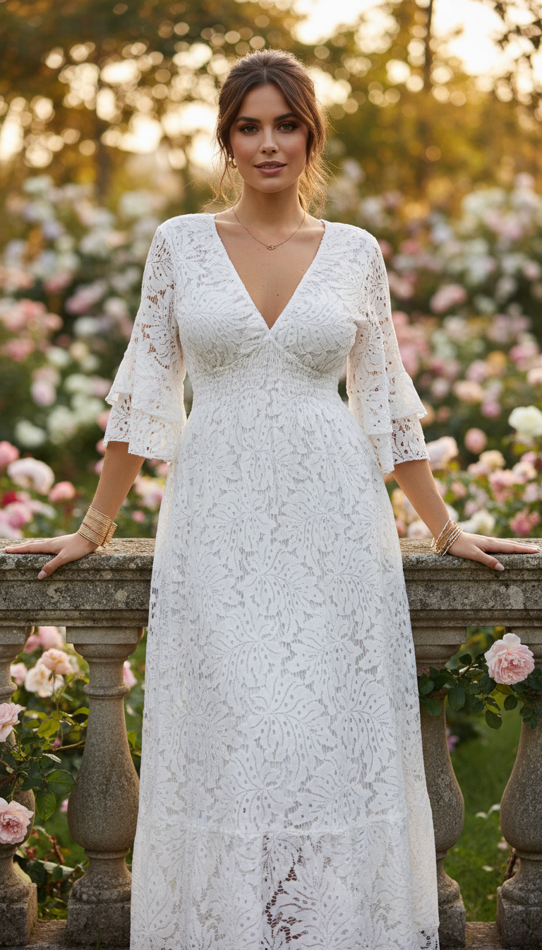Ethereal Lace Gown