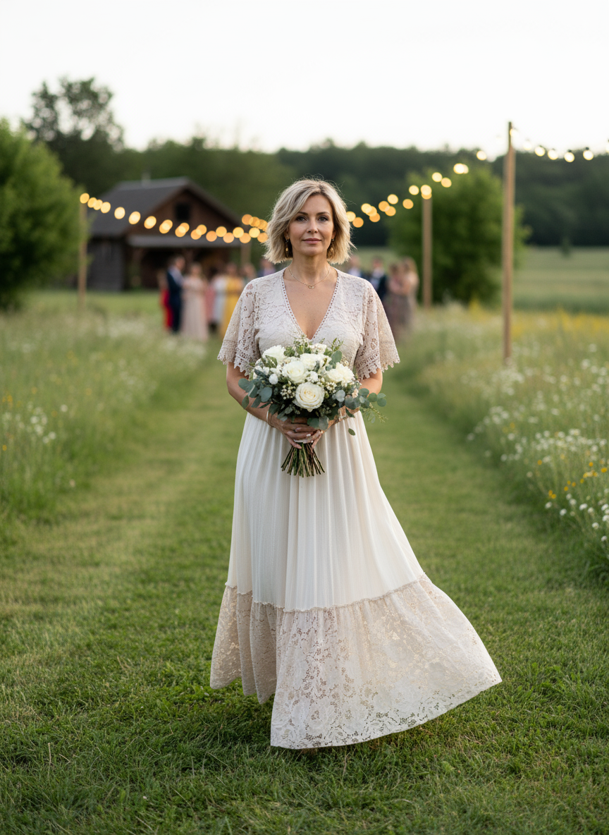 Lace Meadow Maxi Dress
