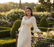 Beige Boho Maxi Dress