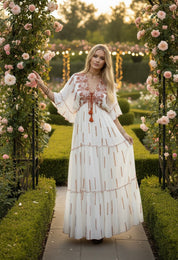 Amber Whisper Maxikleid