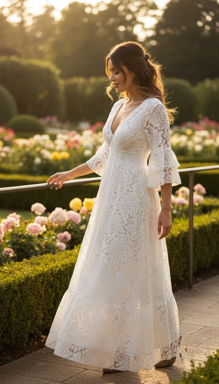 Ethereal Lace Gown