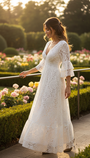 Ethereal Lace Gown