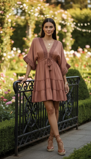 Blush Garden Mini Dress