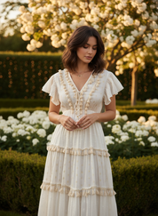 Elysia Tassel Maxi Dress