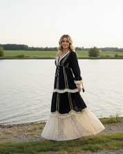 Midnight Boho Elegance in Black