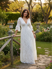 Ethereal Lace Gown