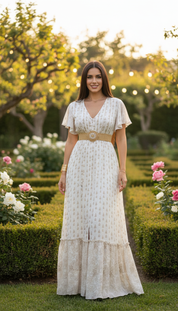 Golden Breeze Maxi Dress