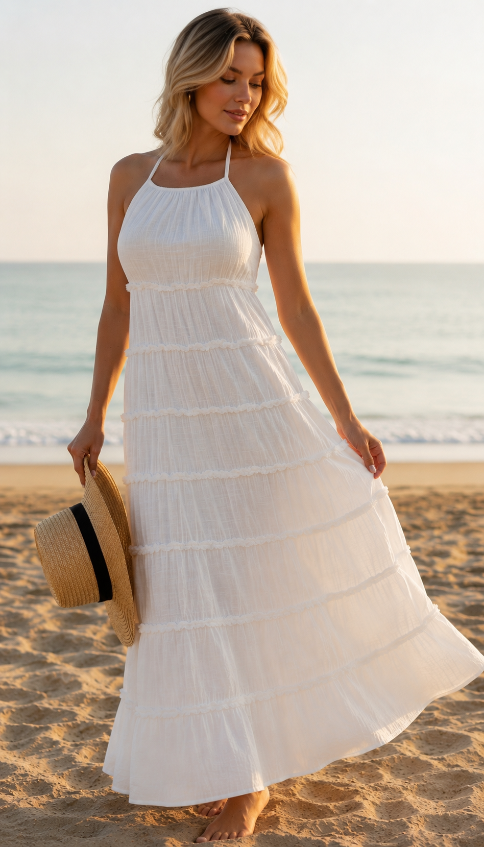 Robe blanche Daisy