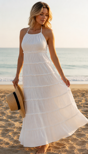 Robe blanche Daisy