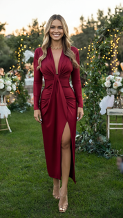 Ruby Allure Evening Dress