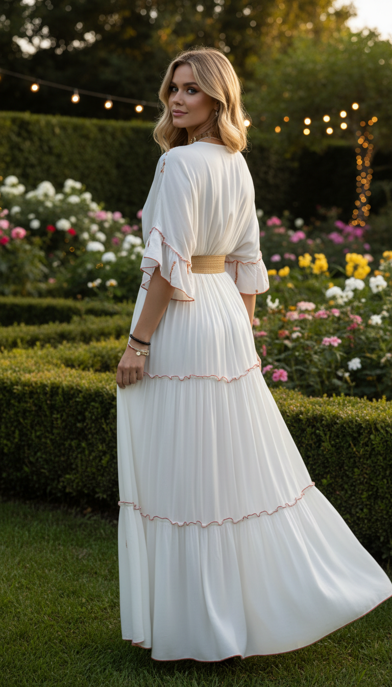 Amber Whisper Maxikleid