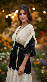 Robe courte Chantilly Whisper