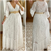 Ethereal Lace Gown