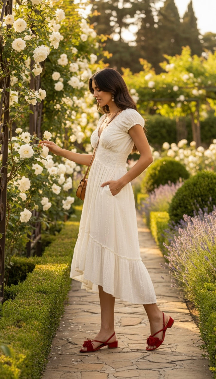 Robe longue Ivory Horizon