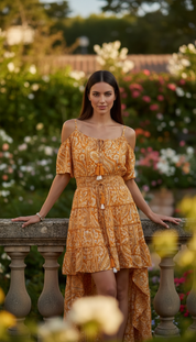 Gardenia Seidenkleid