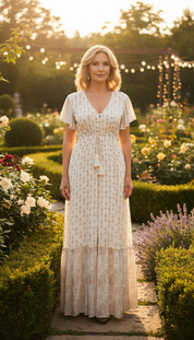 Golden Breeze Maxi Dress