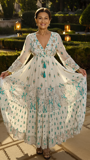 Floral Haven Boho dress