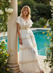 Elysia Tassel Maxi Dress
