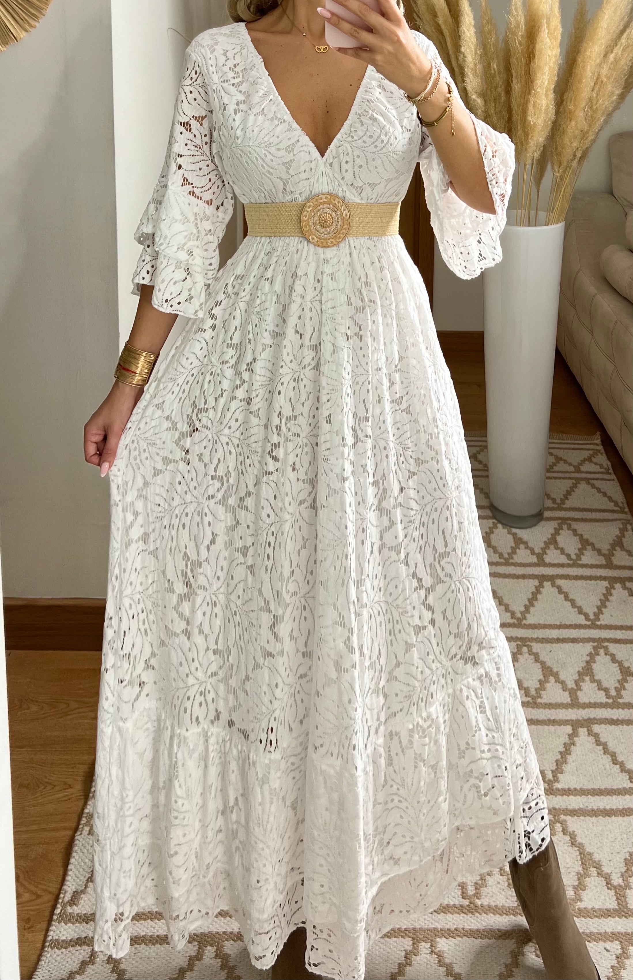 Ethereal Lace Gown