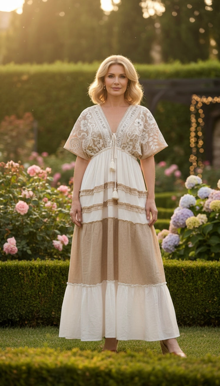 Ivory Soul Maxikleid