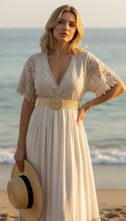 Lace Meadow Maxi Dress