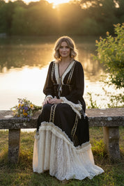 Midnight Boho Elegance in Black