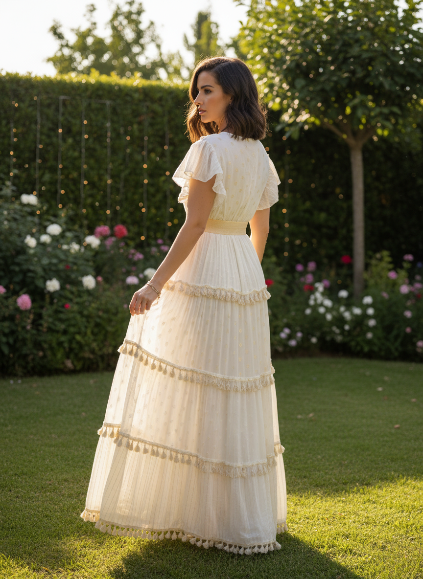 Elysia Tassel Maxi Dress