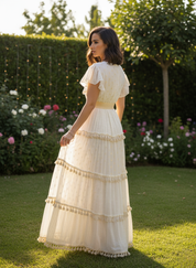 Elysia Tassel Maxi Dress