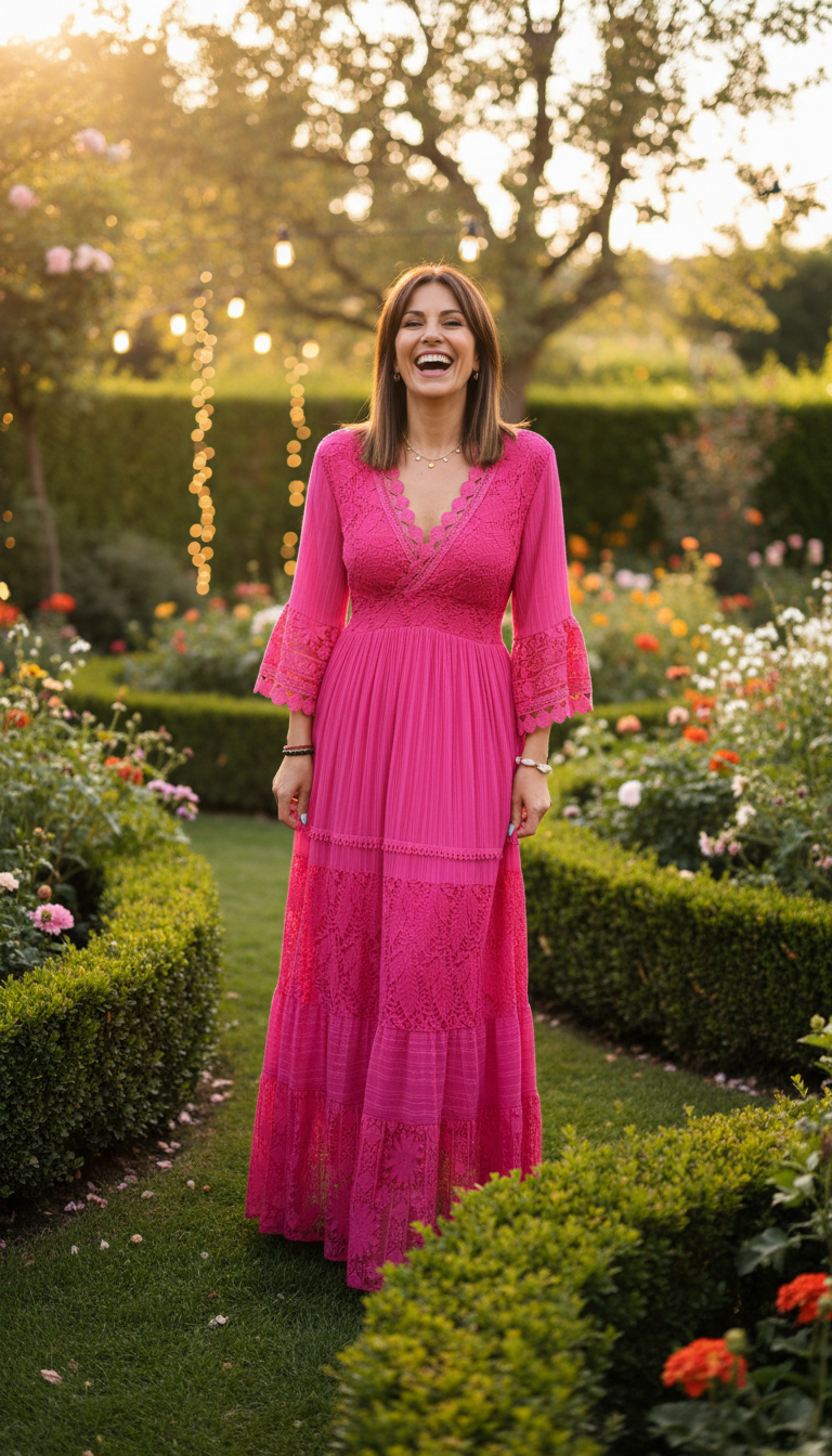 Pure Bohemian Lace in Pink