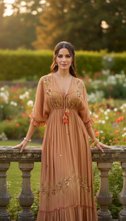 Emerald Garden Maxi Dress