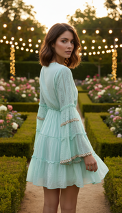 Aurora Handcrafted Mini Dress