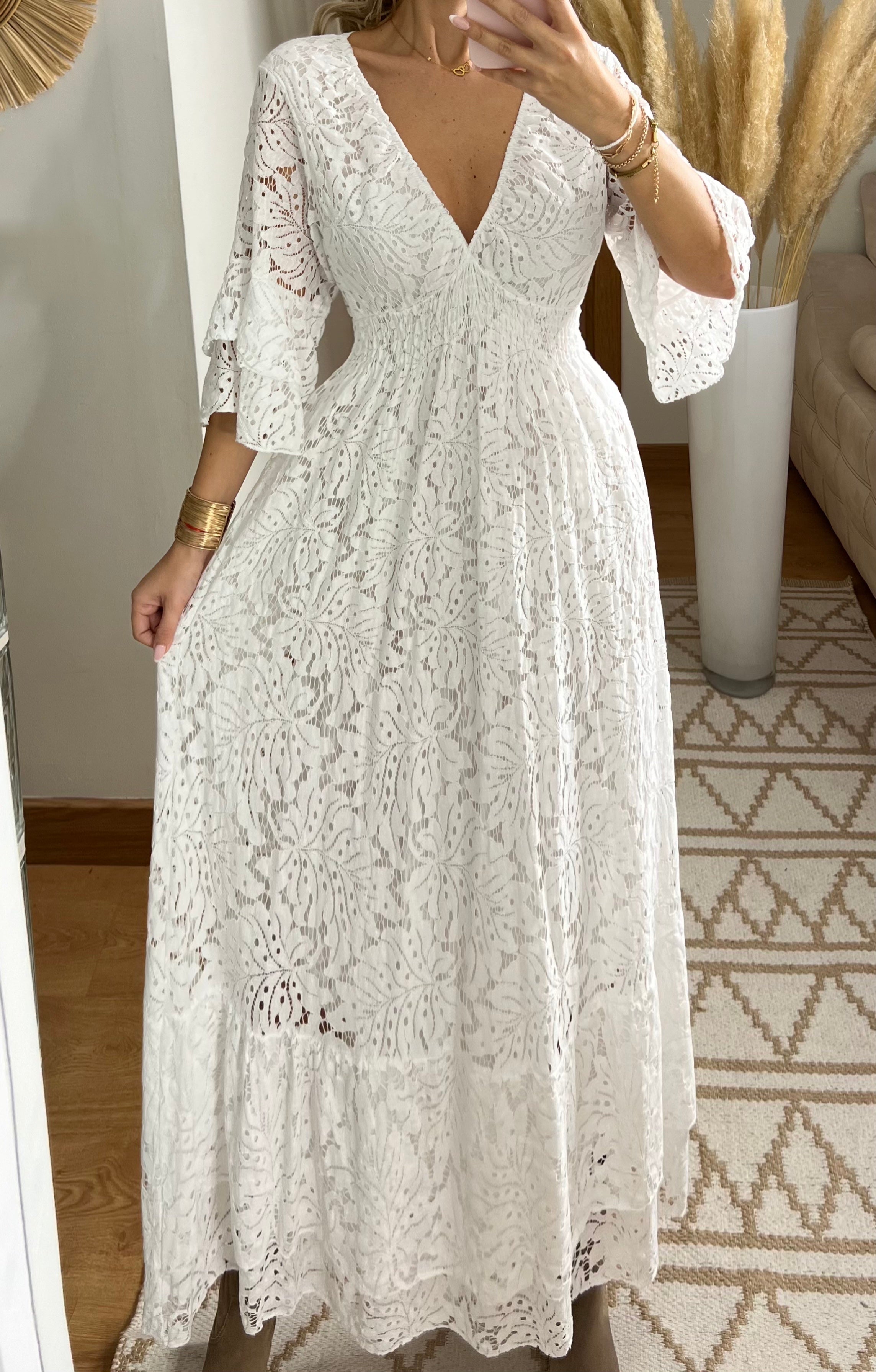 Ethereal Lace Gown