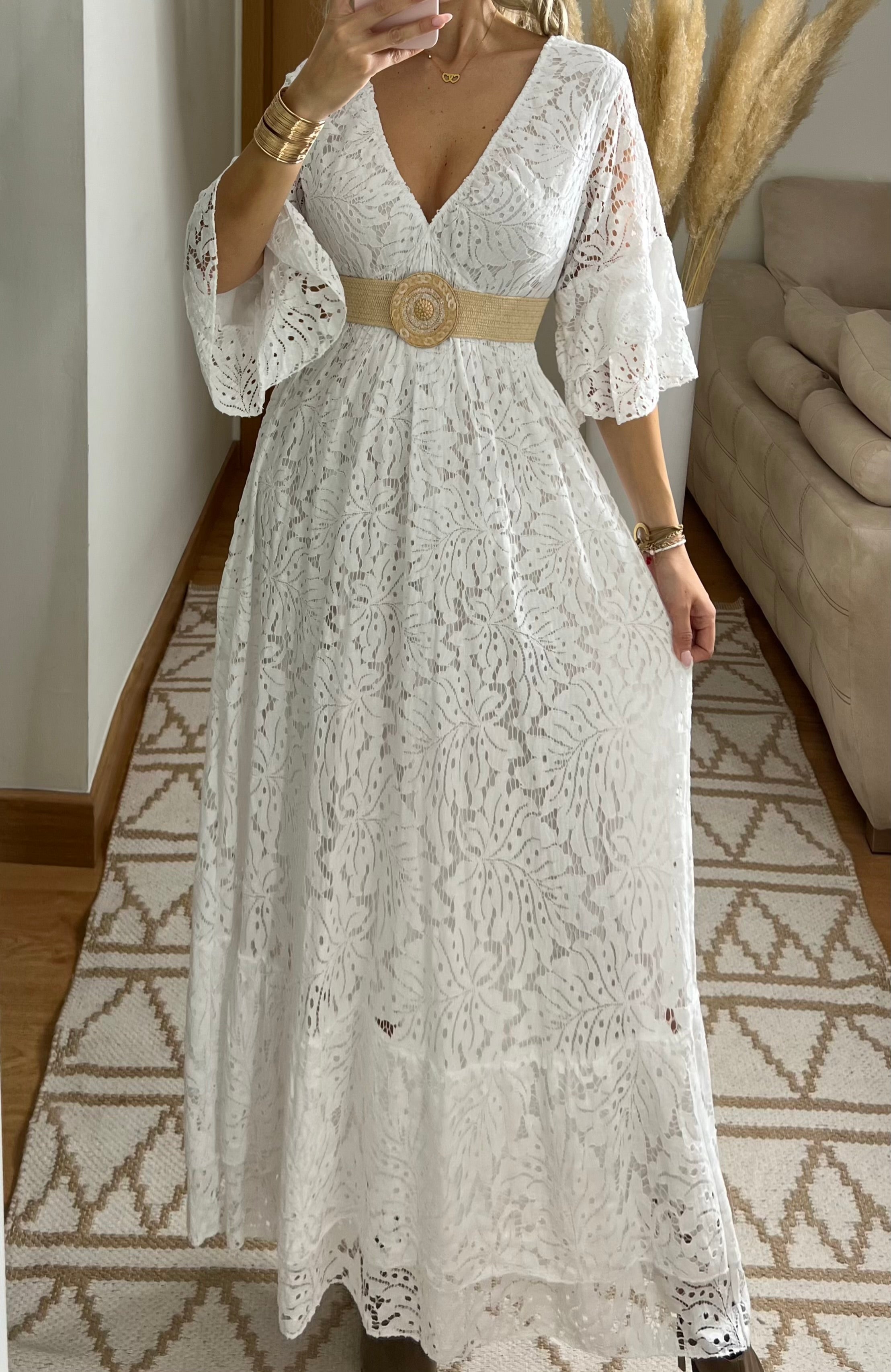 Ethereal Lace Gown