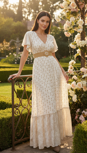 Golden Breeze Maxi Dress