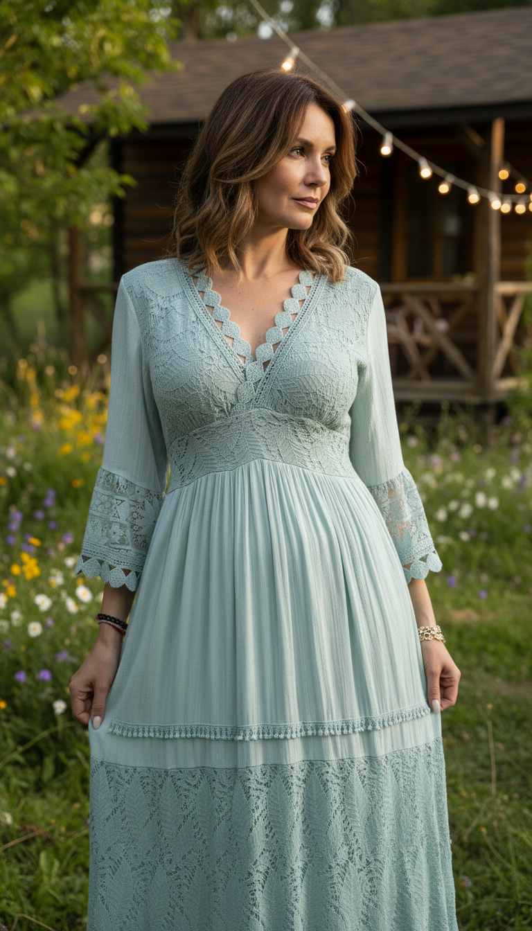 Pure Bohemian Elegance in Blue