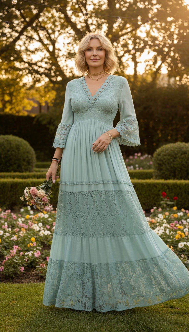 Pure Bohemian Elegance in Blue