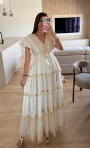 Elysia Tassel Maxi Dress