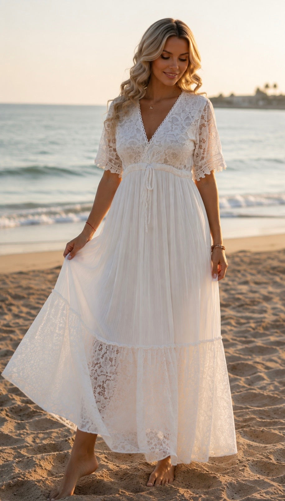 Lace Meadow Maxi Dress