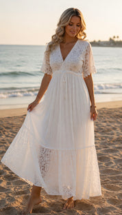Lace Meadow Maxi Dress