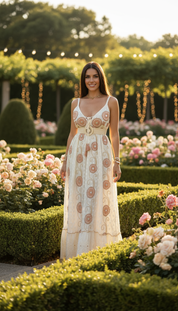 Circle Moon Boho Dress